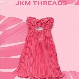 Pink Strapless Dress Hello Molly